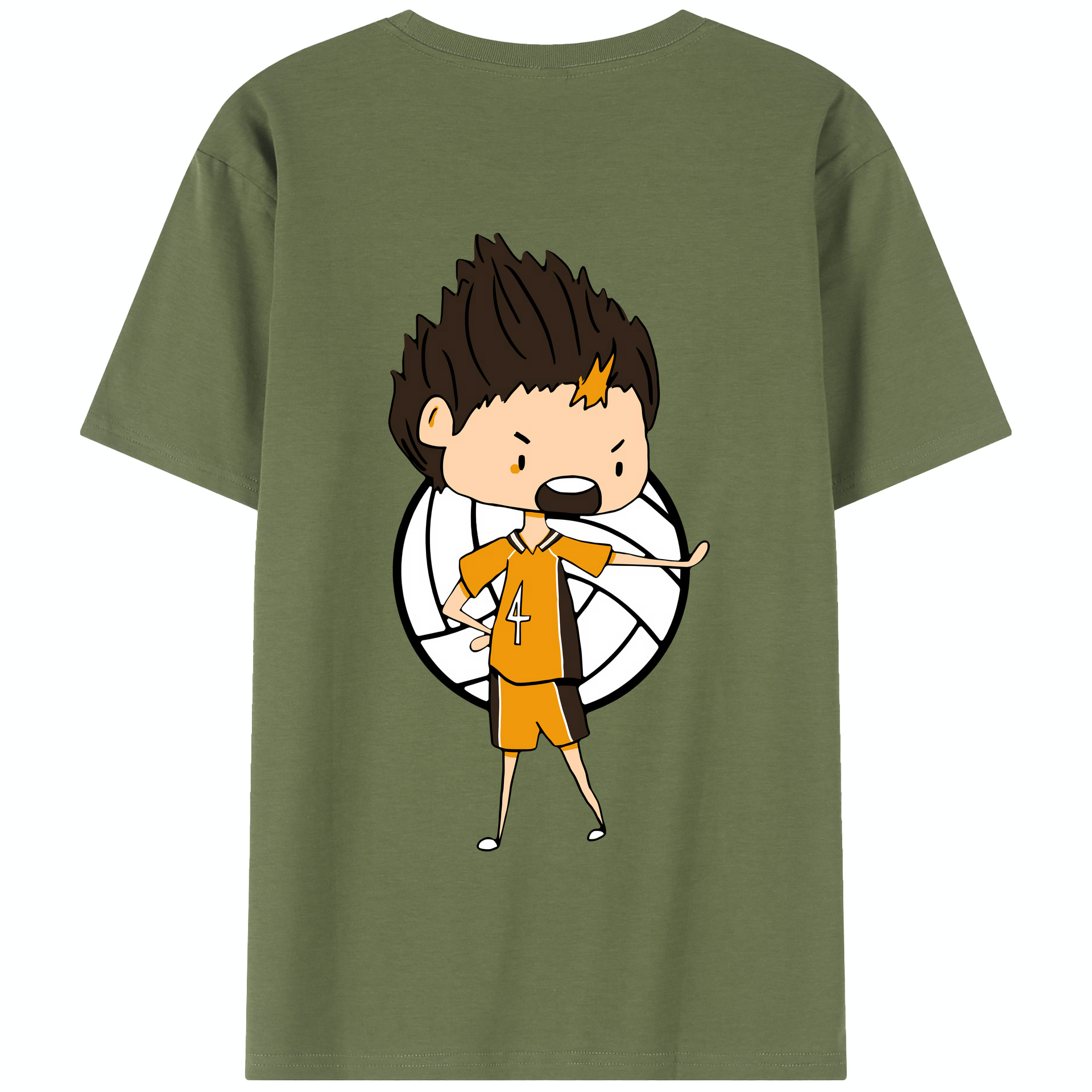 （画像用） ハイキュー!! Haikyu!! 綿100％半袖Tシャツ（背面プリント）